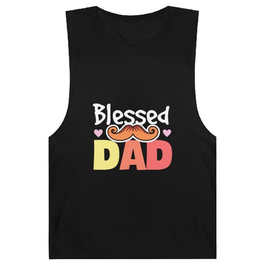 Blessed dad - Father's day gift Barnard Tanks