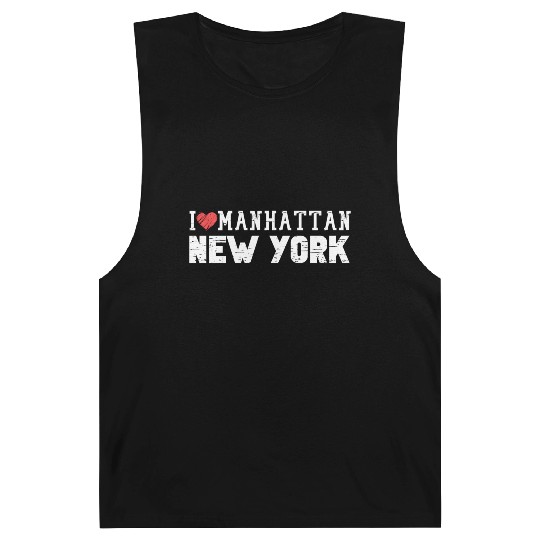 Manhattan New York Love I Heart Manhattan Ny Barnard Tanks