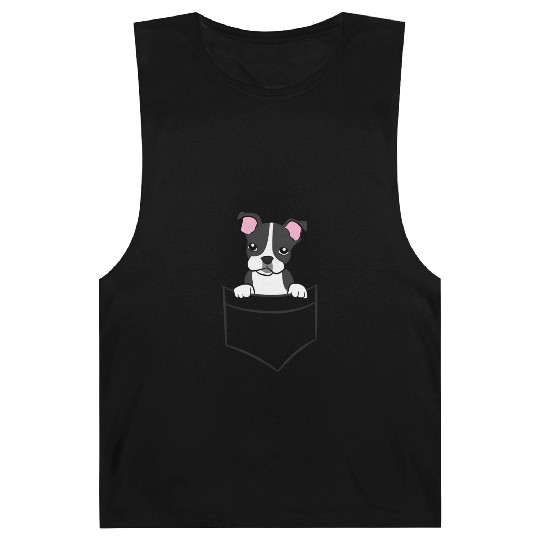 Boston Terrier In The Pocket Pocket Boston Terrier Barnard Tanks