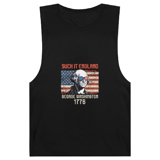 Suck it England George Washington 1776 USA Barnard Tanks