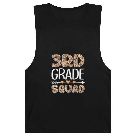 Back To School Third Grade 3rd Grade Squad Barnard Tanks