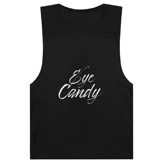 eye candy white Barnard Tanks