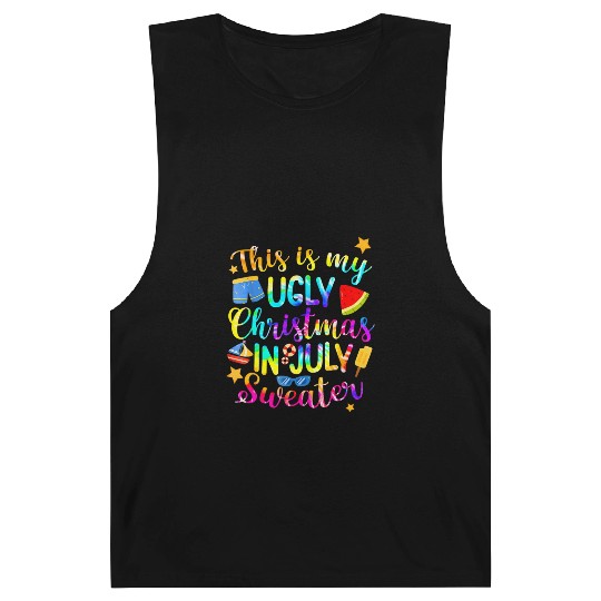 This Is My Christmas In July Sweater Summer Barnard Tanks