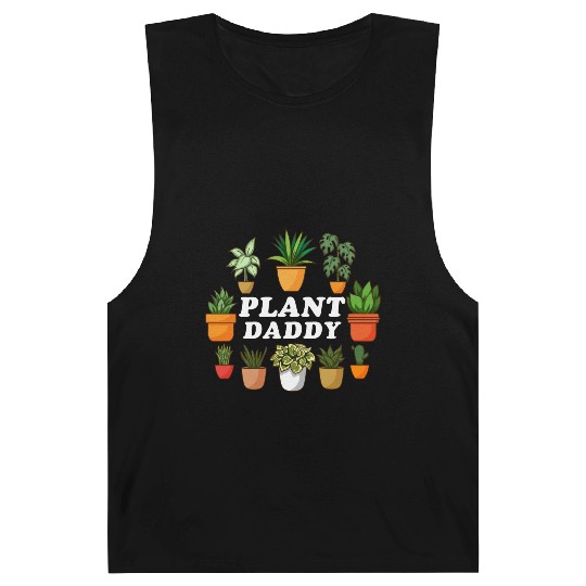 Plant Daddy Gardening Florist Plant Lover Men Barnard Tanks