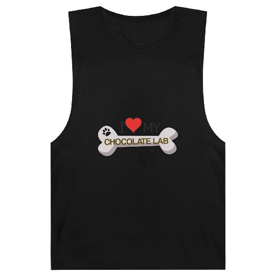 Chocolate Labrador - I Love My Chocolate Lab Barnard Tanks