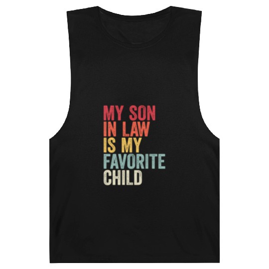 Vintage My Son In Law Is My Favorite Child Barnard Tanks