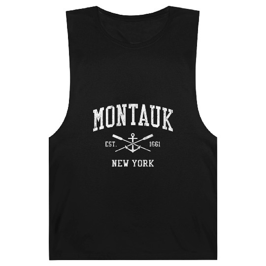 Montauk Ny Crossed Oars Boat Anchor Sports Barnard Tanks