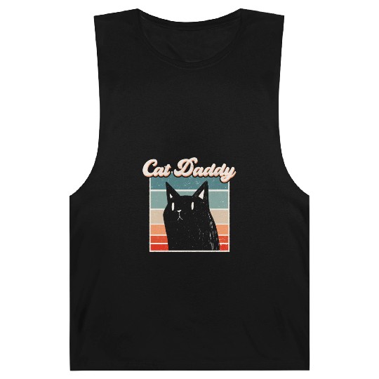 Cat Daddy Synthwave Barnard Tanks
