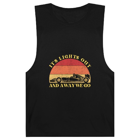 Its Lights Out And Away We Go Retro Sunset Formula Barnard Tanks