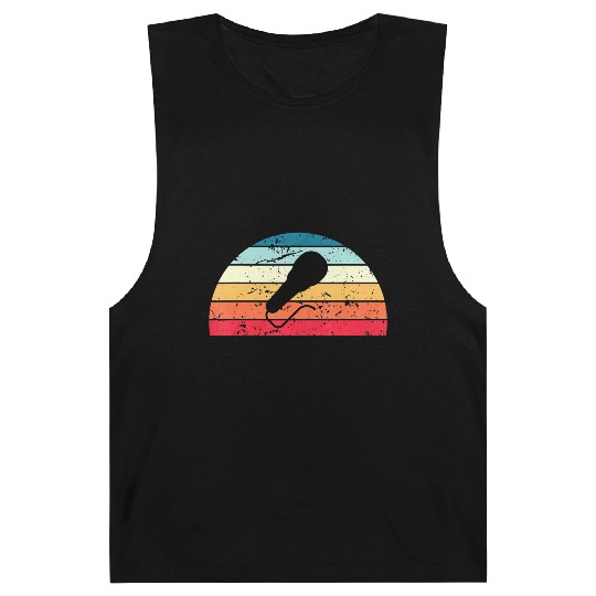 Karaoke Sunset distressed Sunrise Barnard Tanks