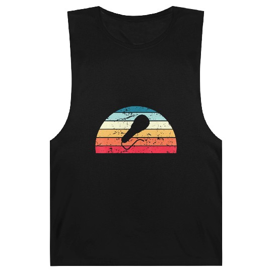 Karaoke Sunset distressed Sunrise Barnard Tanks