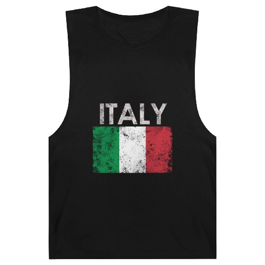Italian Italy Flag Pride Barnard Tanks