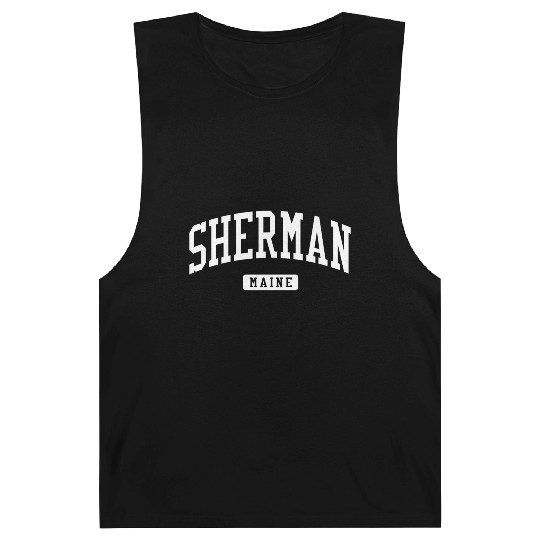 Sher Maine Me Vintage Athletic Sports Barnard Tanks