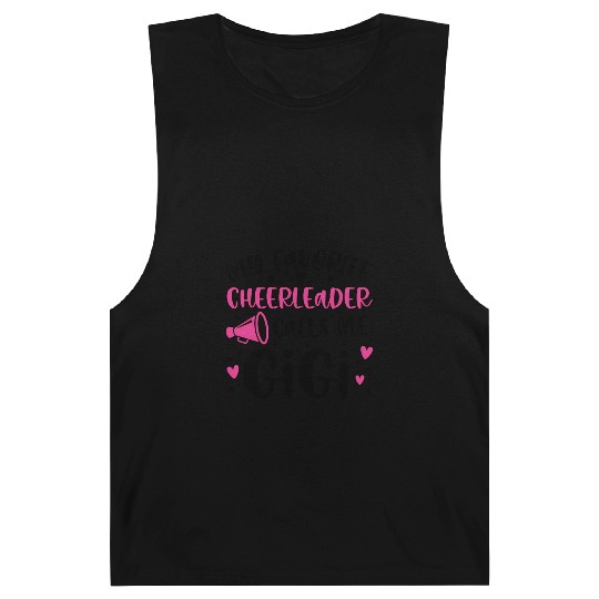 Proud Cheer Gigi Grandma Of A Cheerleader Gigi Barnard Tanks