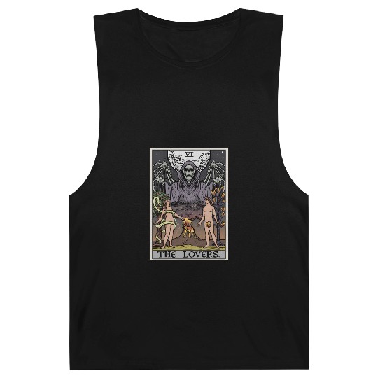 The Tarot Card Halloween Grim Reaper Gothic Horror Barnard Tanks