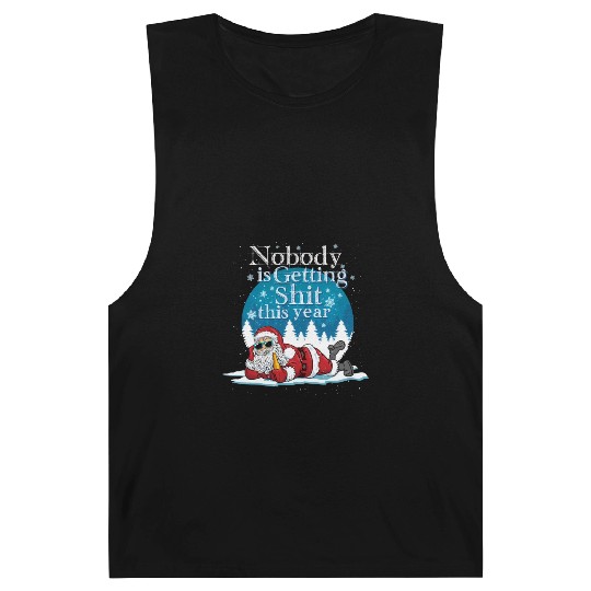 Santa 2020 Claus Ugly Bad Santa Barnard Tanks