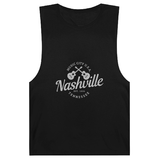 Nashville Tennessee Guitar Country Music City Barnard Tanks