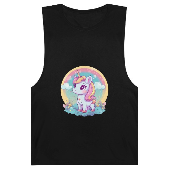 Unicorn Rainbow Sunset Barnard Tanks