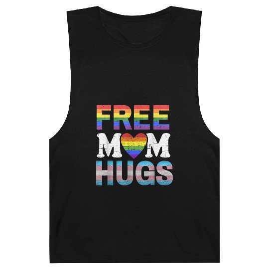 Free Mom Hugs LGBT Pride Free Brother Hugs Barnard Tanks
