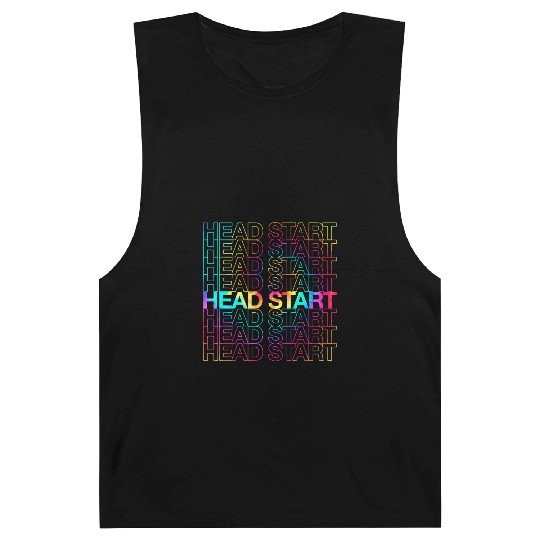 Rainbow Tie Dye Head Start Team Back To School Barnard Tanks