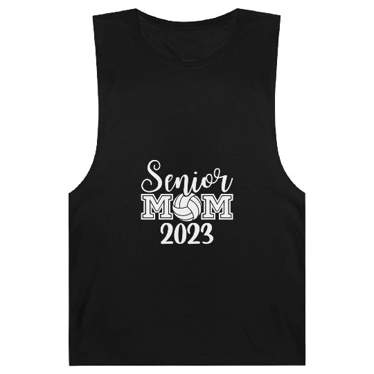 Volleyball Senior Mom 2023 Back To School 2023 Barnard Tanks