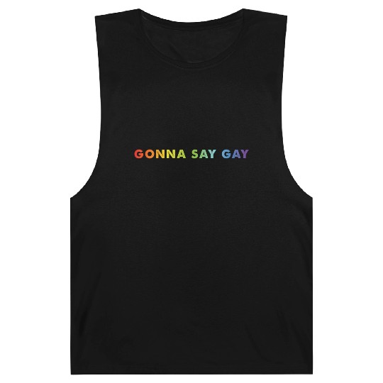 Gonna Say Gay Rainbow Lgbtq Subtle Pride Florida E Barnard Tanks