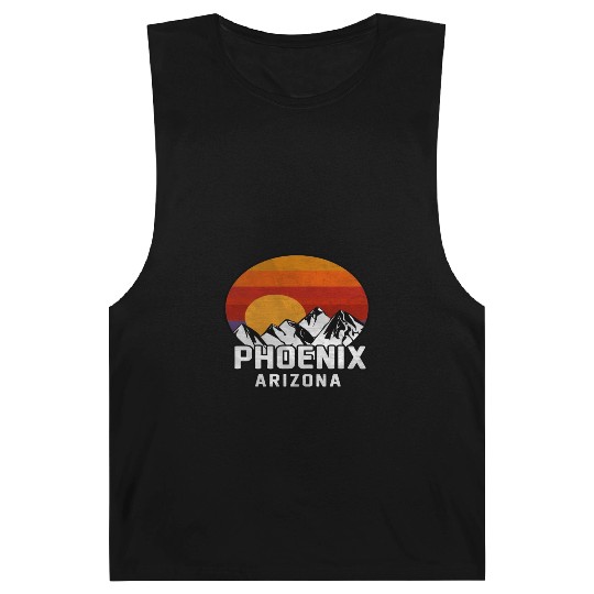 Phoenix Arizonna Mountain Sunset Barnard Tanks