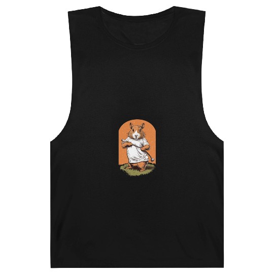Golfer Guinea Pig Golf Club Golfing Golf Player Barnard Tanks