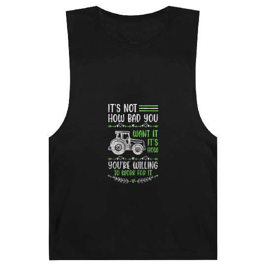 Farmer Work Hard Work Vegetable Barnard Tanks