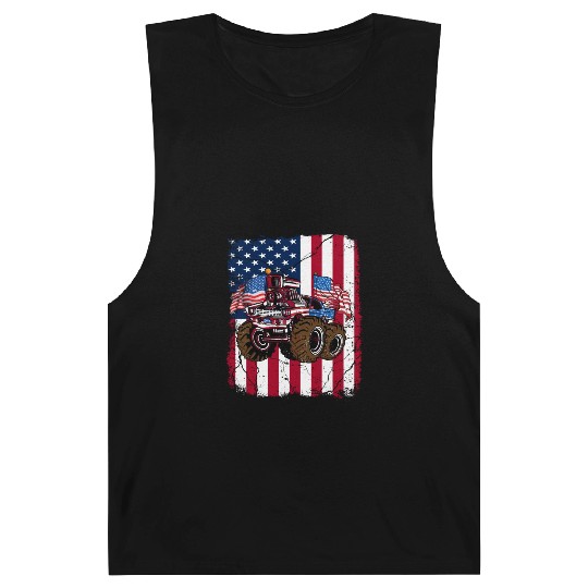 US Patriot American Monster Trucks USA Fan Barnard Tanks