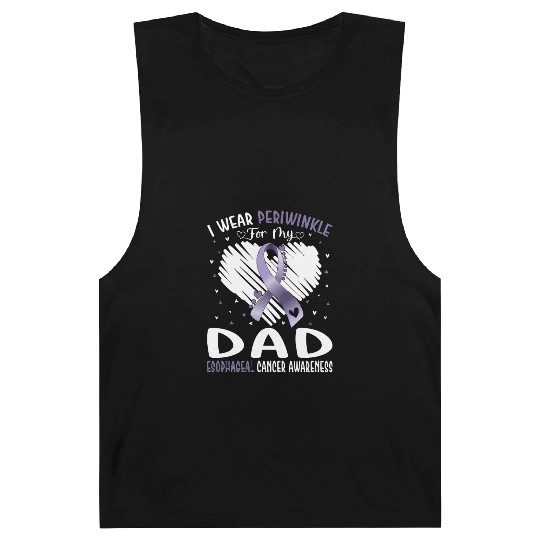 I Wear Periwinkle For My Dad Esophageal Cancer Barnard Tanks