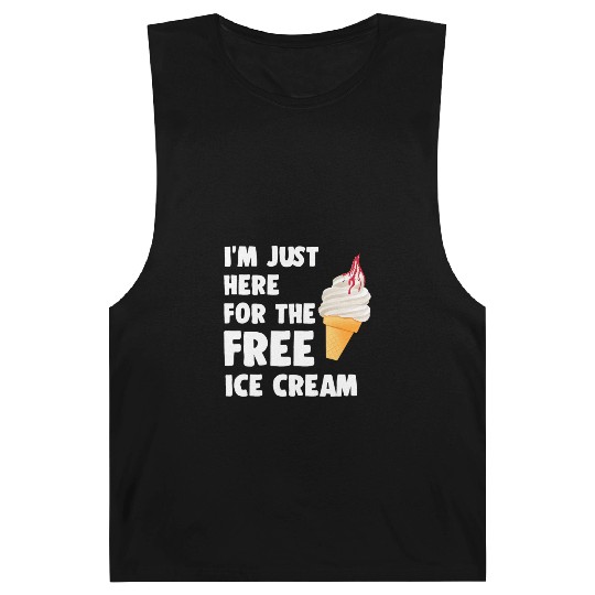 I'M Just Here For The Free Ice Cream Cruise 2023 Barnard Tanks