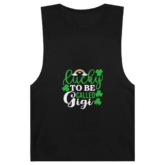 Lucky To Be Called Gigi St Patrick'S Day Irish Barnard Tanks