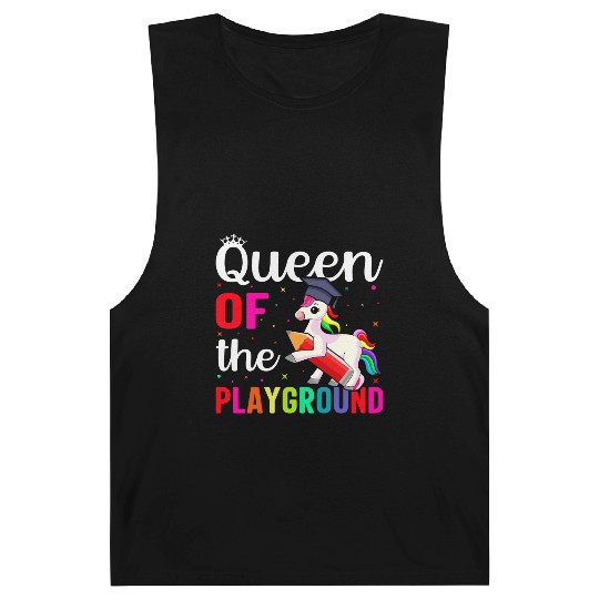 Queen Of The Playground Back To School Barnard Tanks