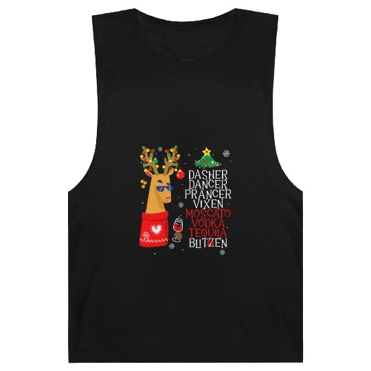 Dasher Dancer Prancer Alcohol Dasher Dancer Wo'S Barnard Tanks