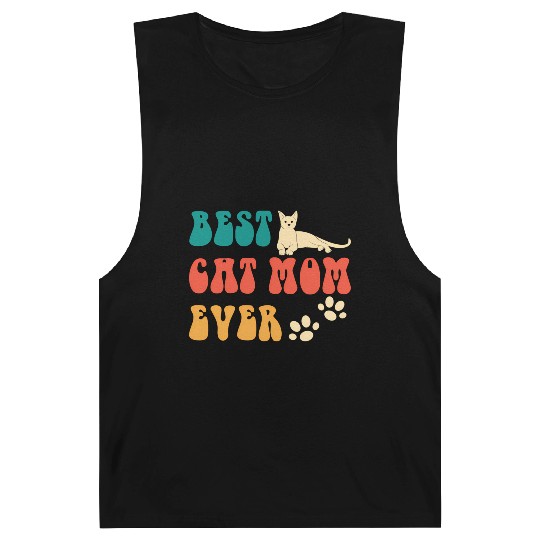 Best Cat Mom Ever Mothers Day - Cat For Barnard Tanks