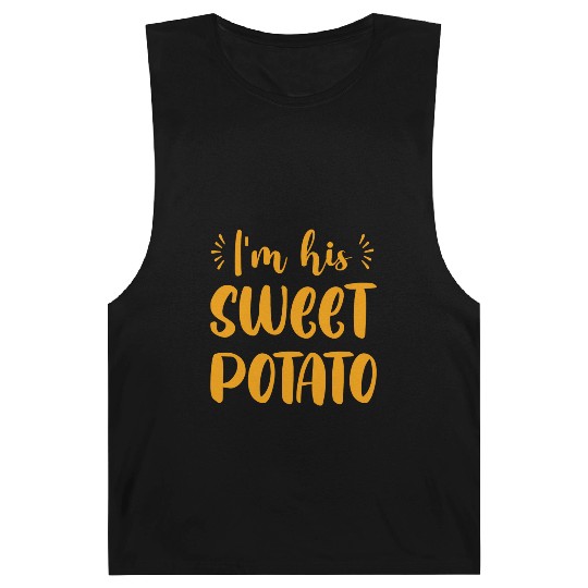 I m His Sweet Potato Funny Thanksgiving Dinner Barnard Tanks