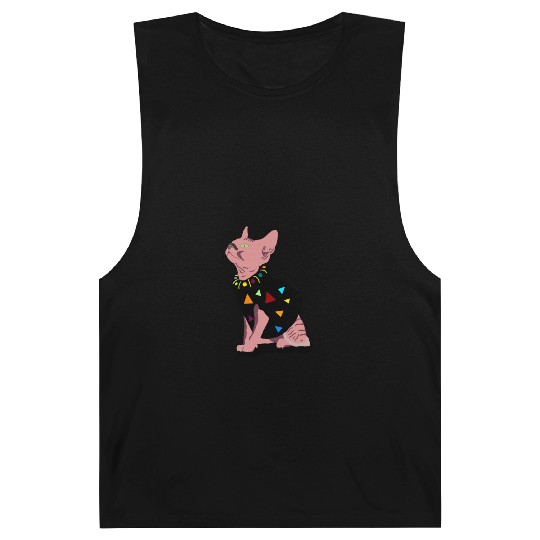 pink cute cat meowed funny meowdy cowboy for you Barnard Tanks