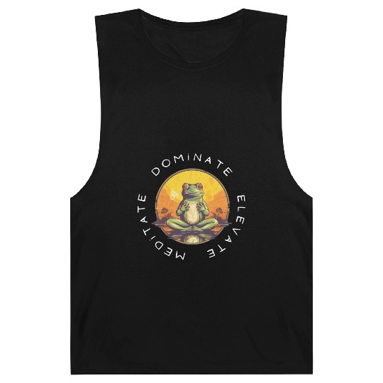 Yoga Meditation Meditate and Elevate Barnard Tanks