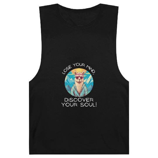 Yoga Meditation Lose Your Mind Alpaca Barnard Tanks