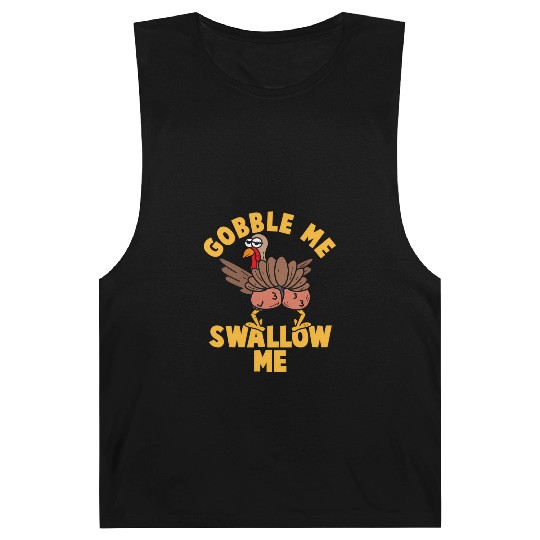 Twerking Turkey Gobble Me Swallow Me Thanksgiving Barnard Tanks