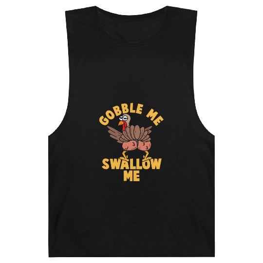 Twerking Turkey Gobble Me Swallow Me Thanksgiving Barnard Tanks