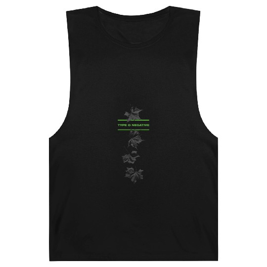 Type O Negative Leaves Double Sided Black Barnard Tanks