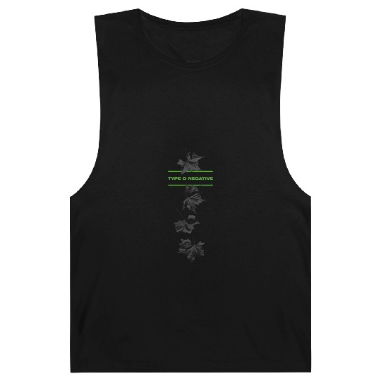 Type O Negative Leaves Double Sided Black Barnard Tanks