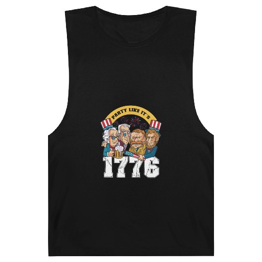 Party like it's 1776 USA Presidents Patriot Barnard Tanks
