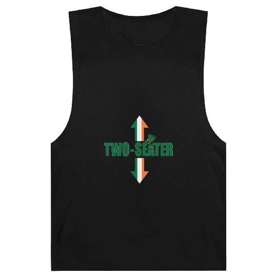 Irish Flag Two Seater Party-Trashy Humor Barnard Tanks