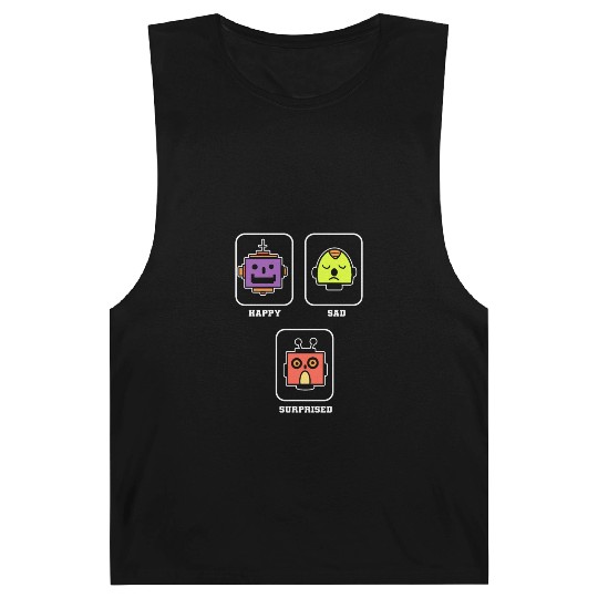 Happy Sad Surprise Robotics Engineer Gift Barnard Tanks