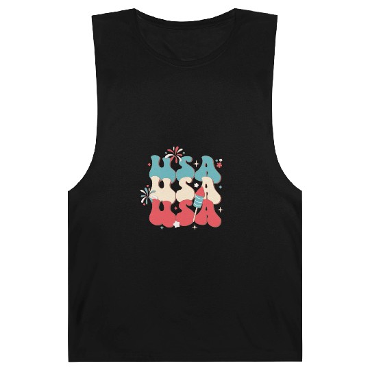 USA And Fireworks, Independence Day Barnard Tanks