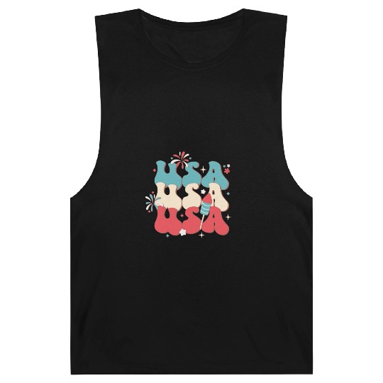 USA And Fireworks, Independence Day Barnard Tanks