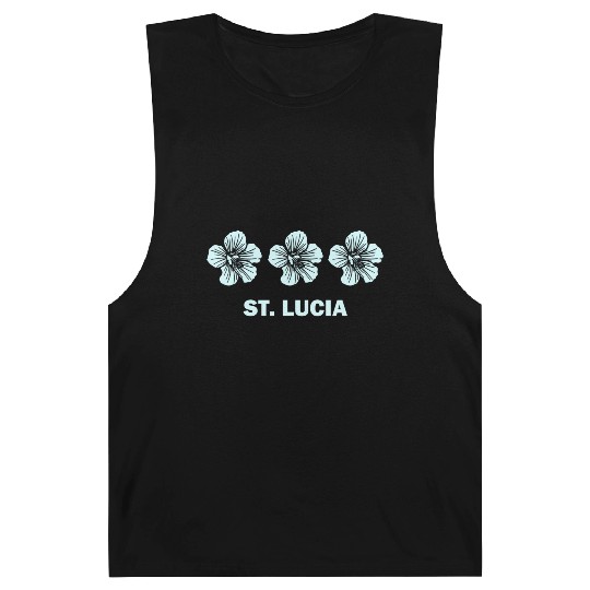 St Lucia Tropical Hibiscus Flower Barnard Tanks